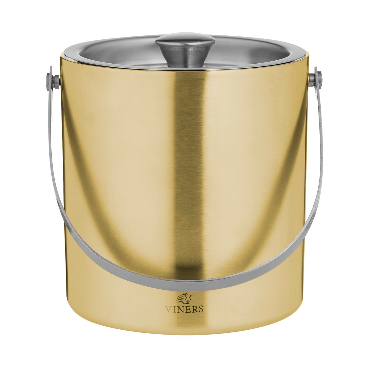 Viners ice bucket with lid 1.5 l Gold | Scandinavian Design | Ice buckets | Gold-coloured