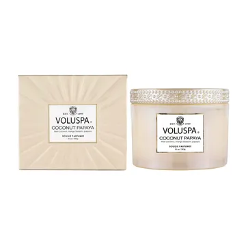 Boxed Corta Maison scented candle 45 hours - Coconut Papaya - Voluspa