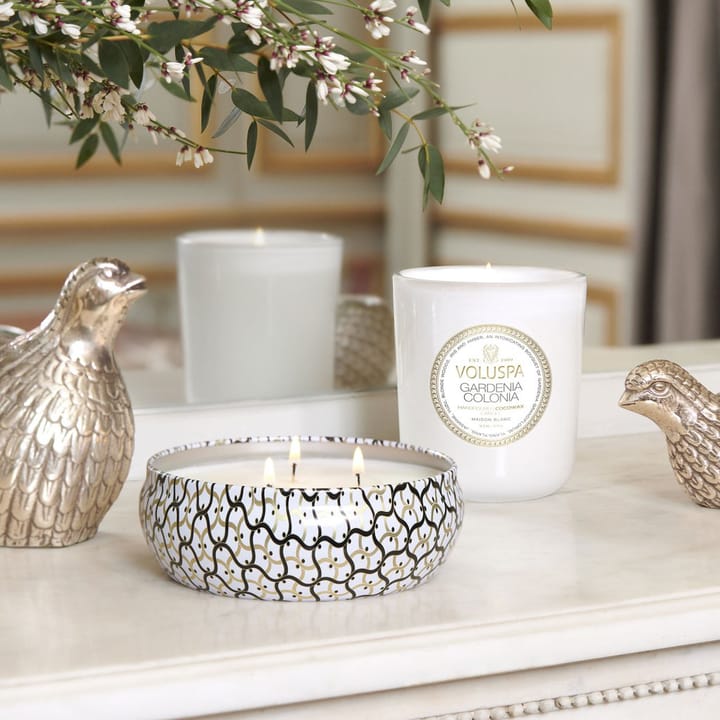 Classic Maison Blanc scented 60 hours, Gardenia Colonia Voluspa