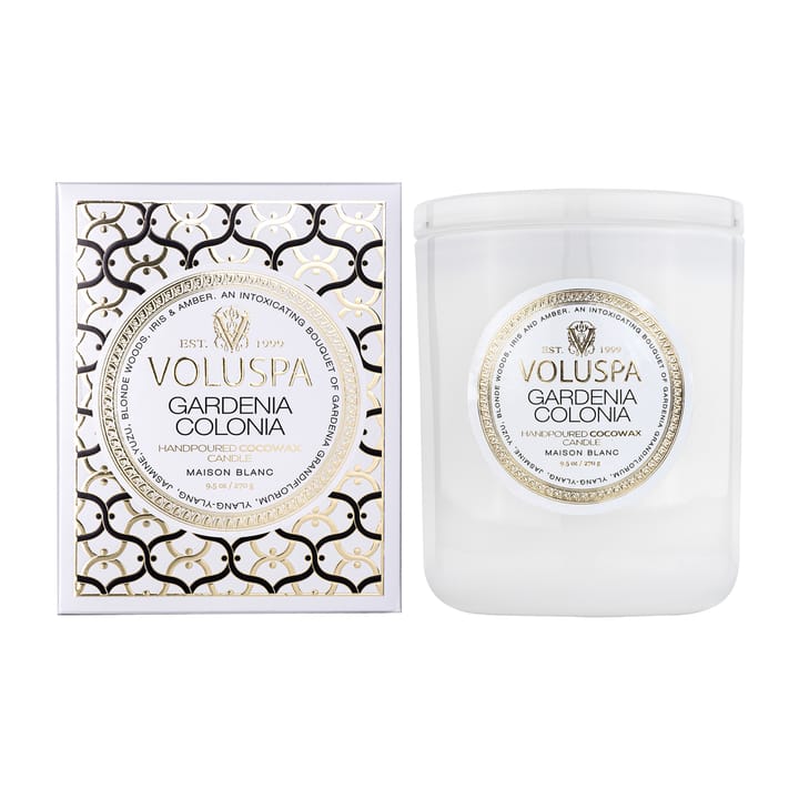 Classic Maison Blanc scented 60 hours, Gardenia Colonia Voluspa