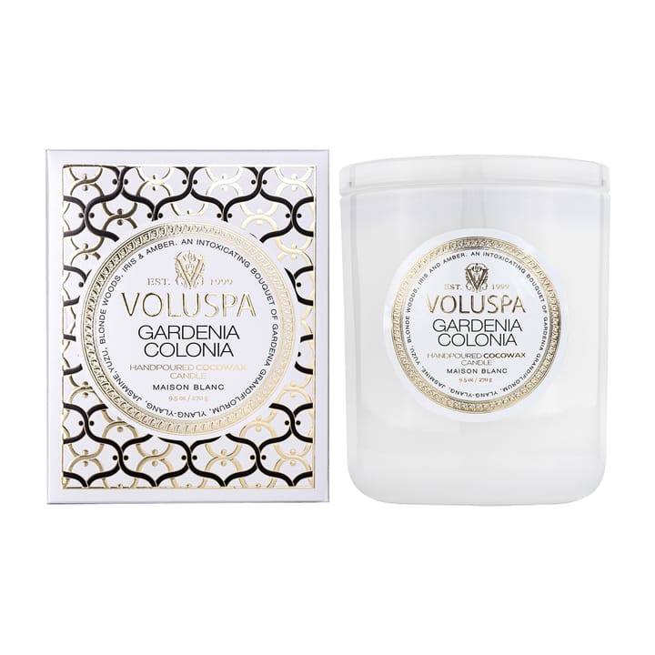 Classic Maison Blanc scented 60 hours - Gardenia Colonia - Voluspa