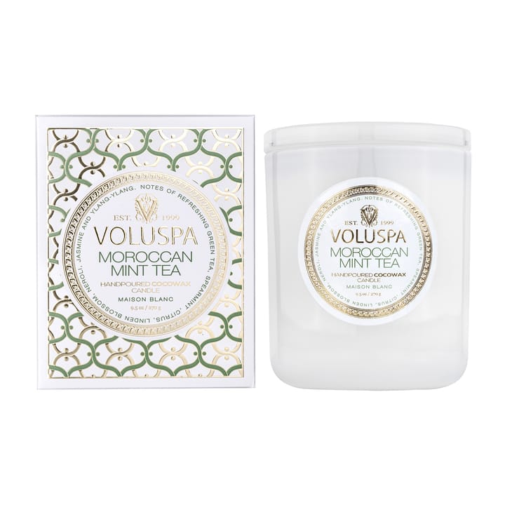 Classic Maison Blanc scented 60 hours - Moroccan Mint Tea - Voluspa