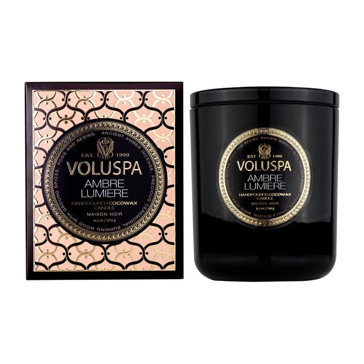 Classic Maison Noir scented 60 hours - Ambre Lumiere - Voluspa