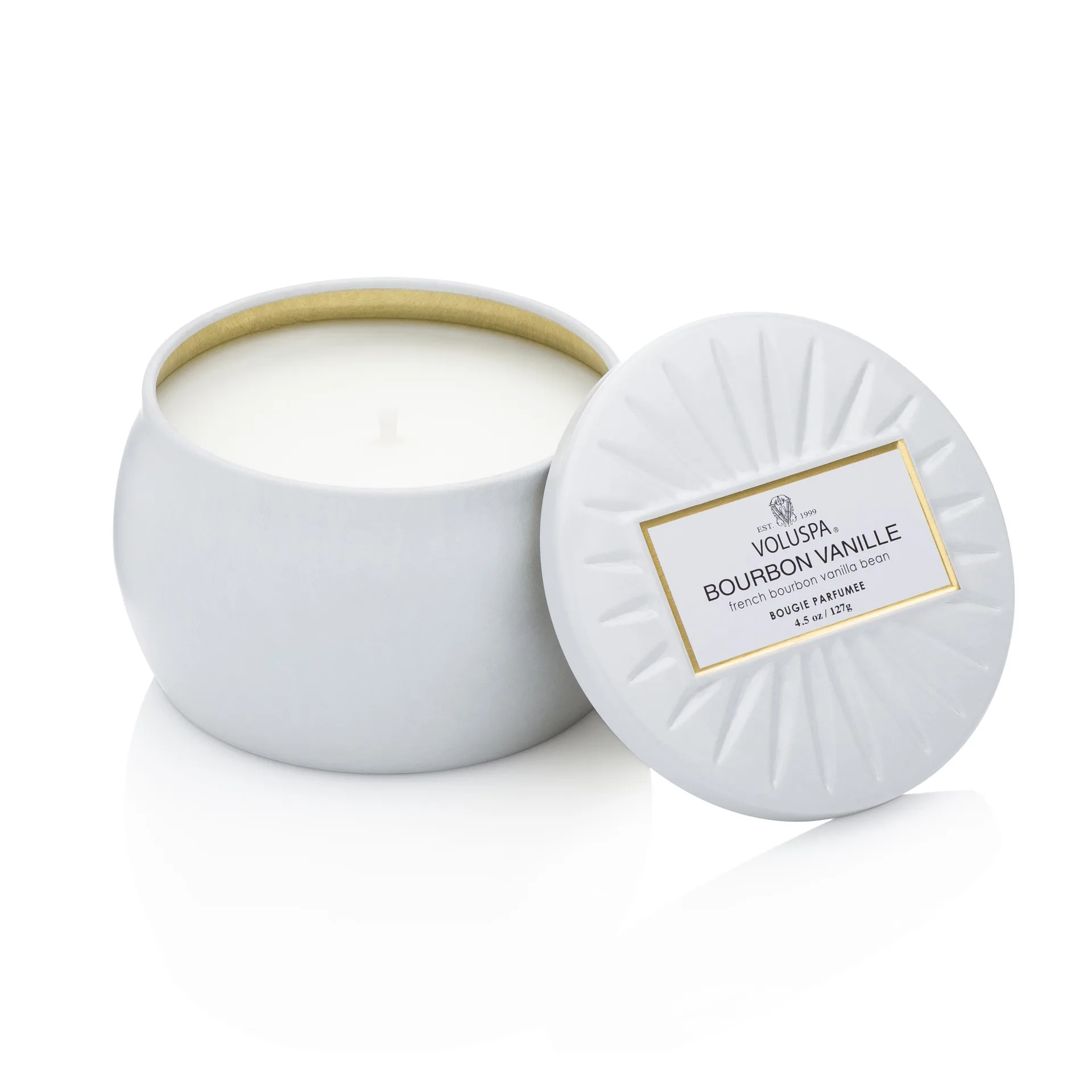 Decorative tin candle 25 hours, Bourbon Vanille Voluspa