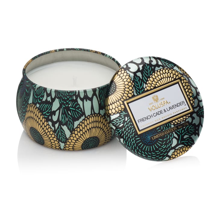 Decorative tin candle 25 hours - French Cade & Lavender - Voluspa