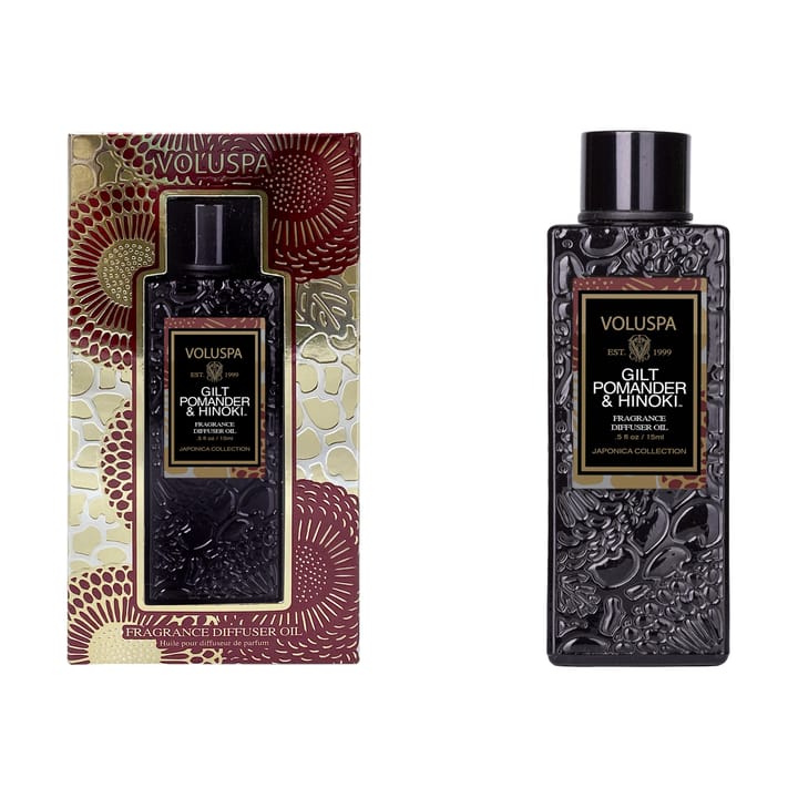 Gilt Pomander & Hinoki essential oil, 15 ml Voluspa