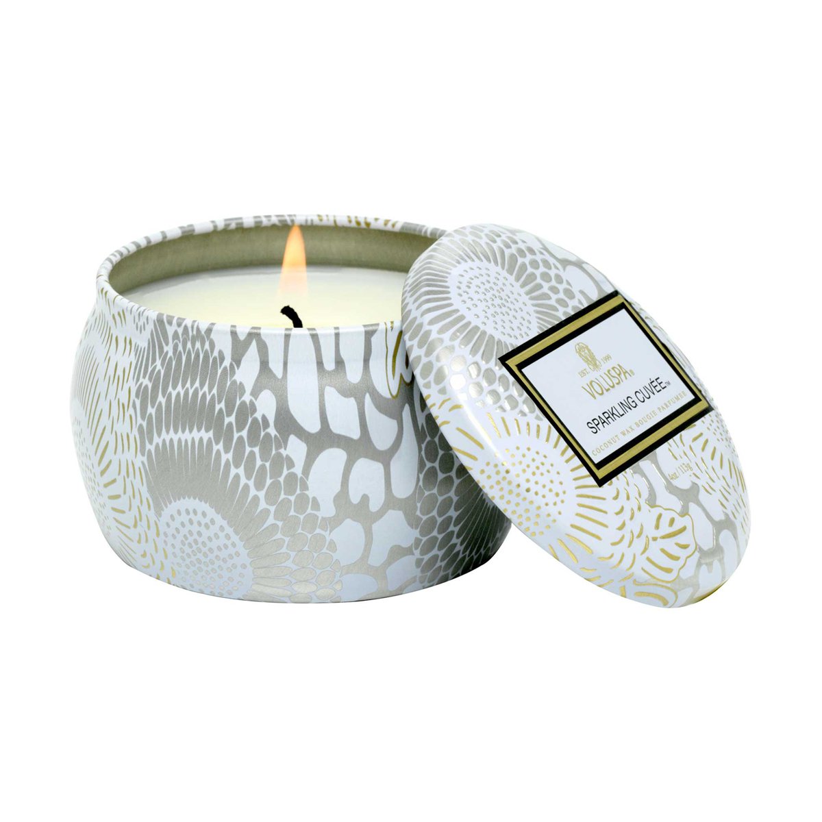 Voluspa Japonica Mini Tin scented candle 25 hours Sparkling Cuvée