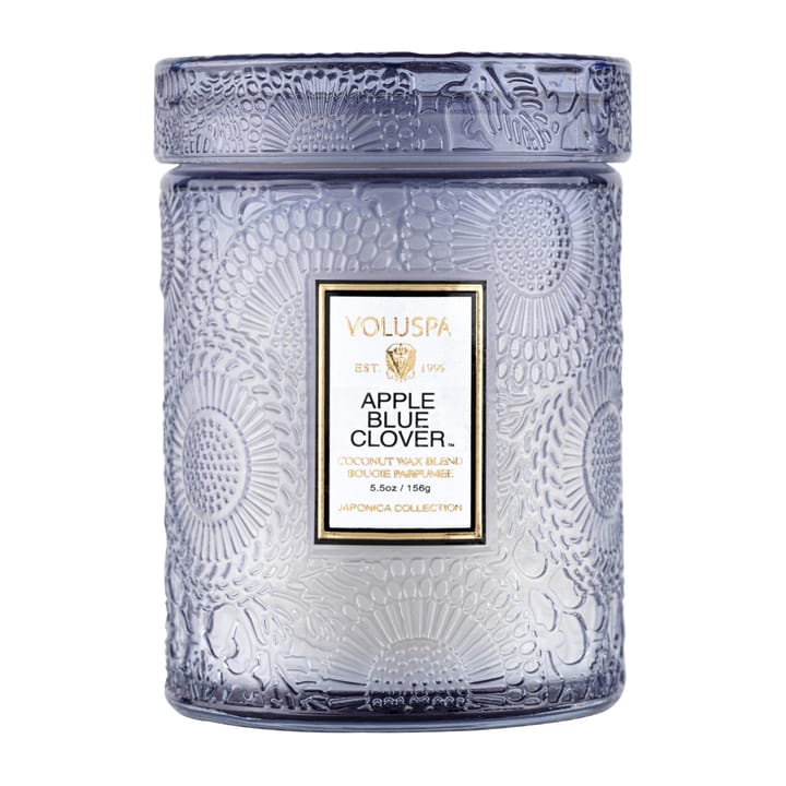 Japonica scented i glass jar 50 hours - Apple Blue Clover - Voluspa
