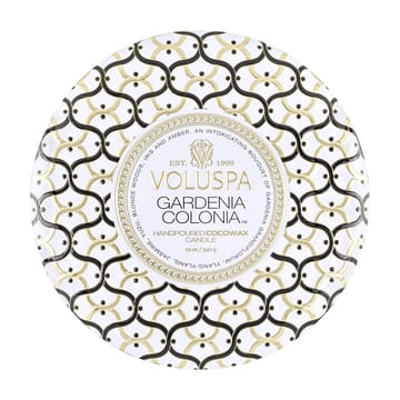 Maison Blanc 3-wick Tin scented 40 hours - Gardenia Colonia - Voluspa