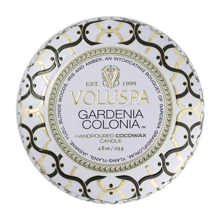 Maison Blanc Mini Tin scented 25 hours - Gardenia Colonia - Voluspa