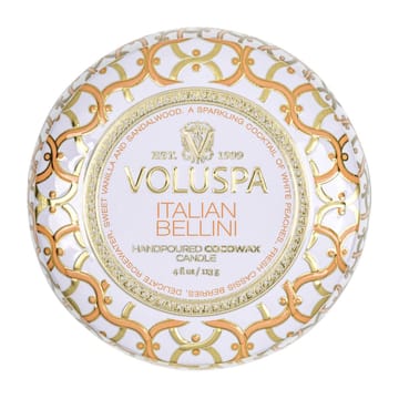 Maison Blanc Mini Tin scented 25 hours - Italian Bellini - Voluspa