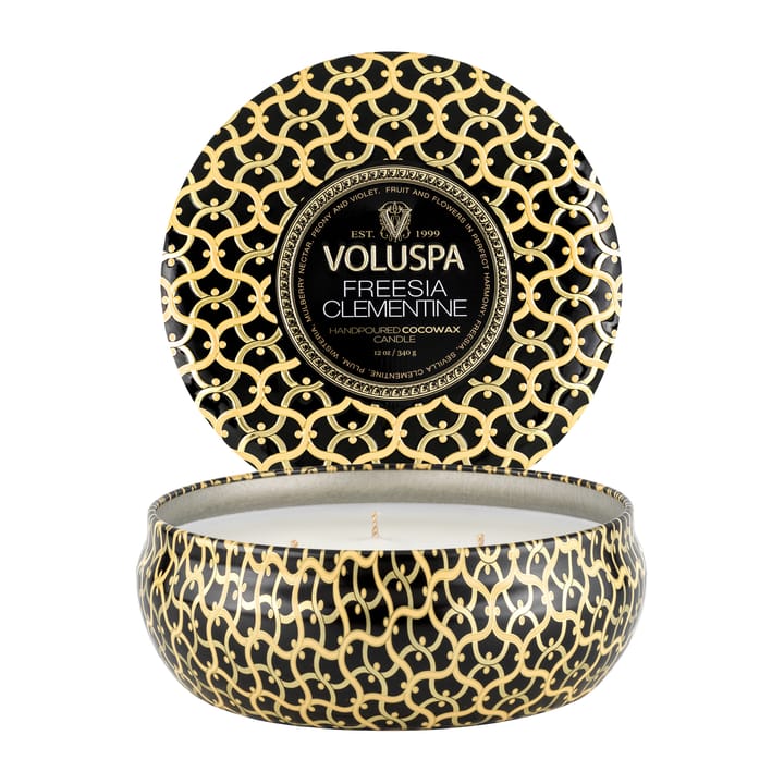 Maison Noir 3-wick Tin scented 40 hours - Freesia Clementine - Voluspa