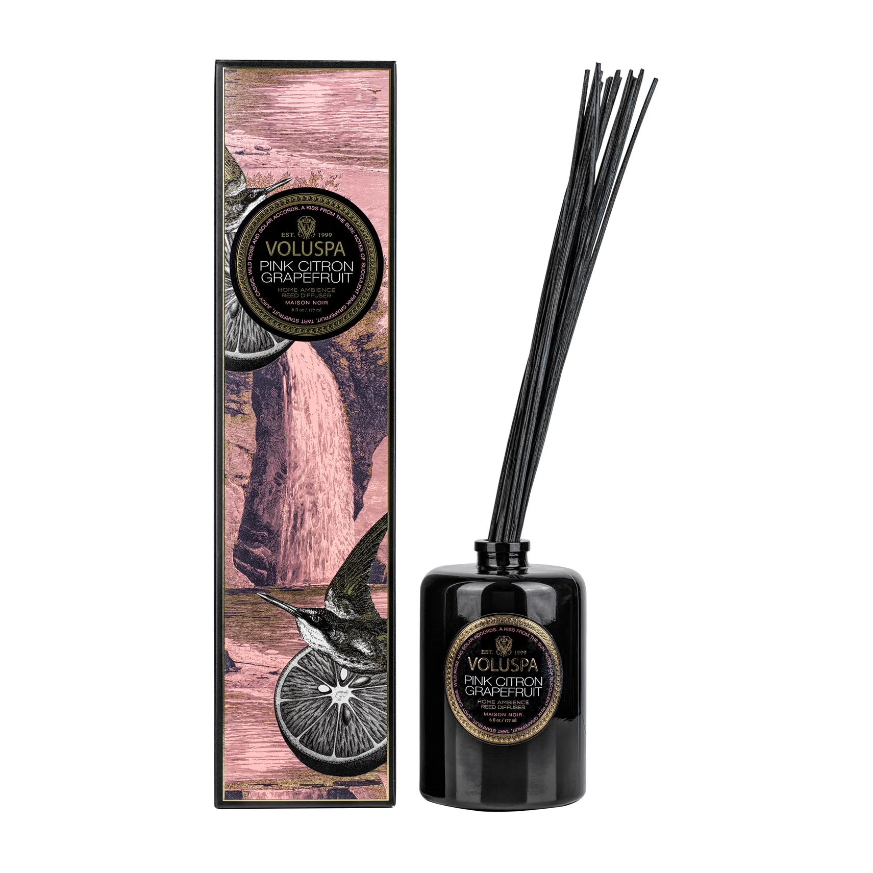 Maison Noir fragrance sticks 177 ml, Pink Citron Grapefruit Voluspa