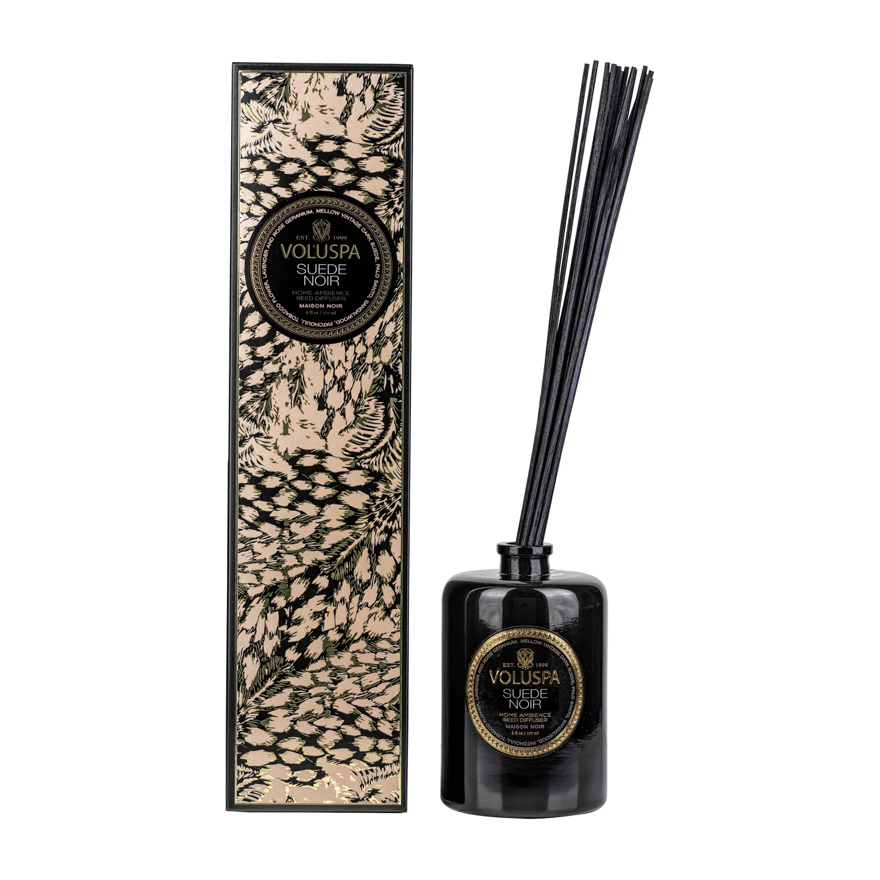 Maison Noir fragrance sticks 177 ml, Suede Noir Voluspa