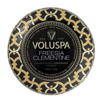Maison Noir Mini Tin scented 25 hours - Freesia Clementine - Voluspa