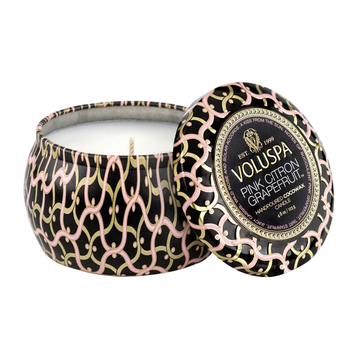 Maison Noir Mini Tin scented 25 hours - Pink Citron Grapefruit - Voluspa