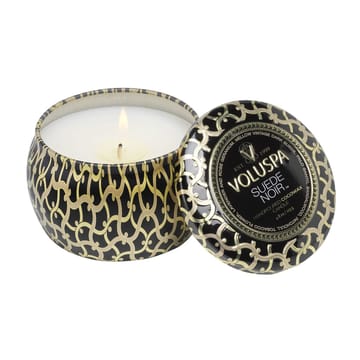 Maison Noir Mini Tin scented 25 hours - Suede Noir - Voluspa