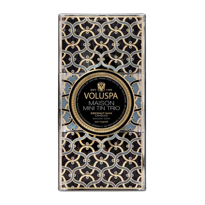 Maison Noir Minitin gift set 3-pack, 2022 Voluspa