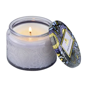 Scented candle glass jar 25 hours - Apple Blue Clover - Voluspa
