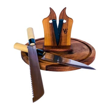 Vulkanus VG2 Wood knife sharpener - Walnut - Vulkanus