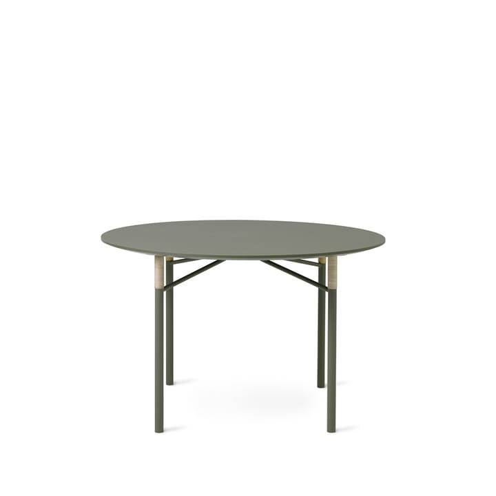 Affinity dining table, Light green. round Warm Nordic