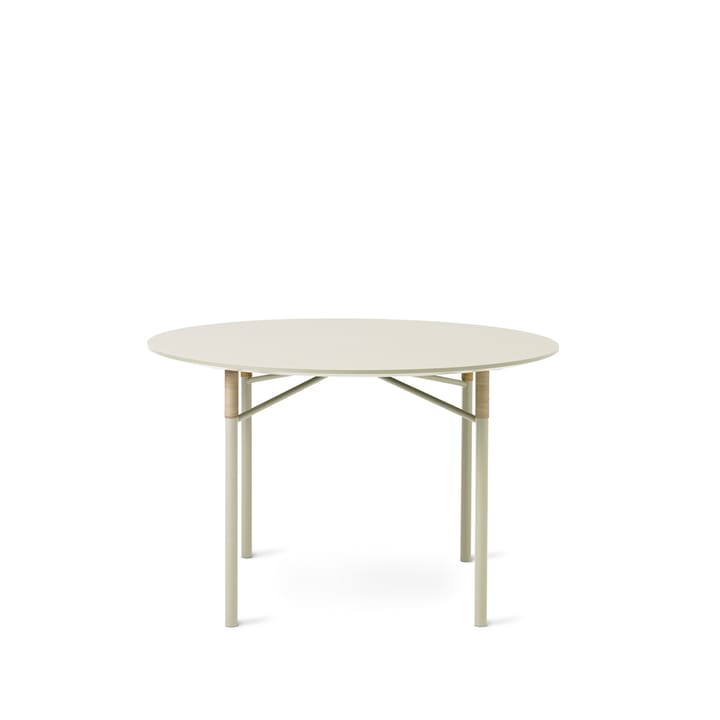 Affinity dining table - Mushroom. round - Warm Nordic