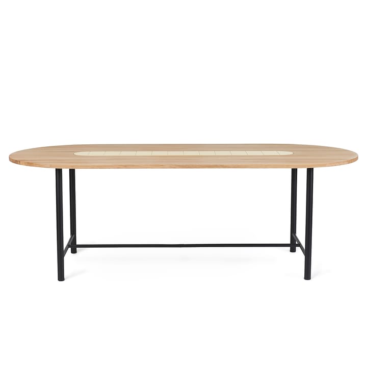 Be My Guest table 220 cm - White oiled oak-yellow - Warm Nordic