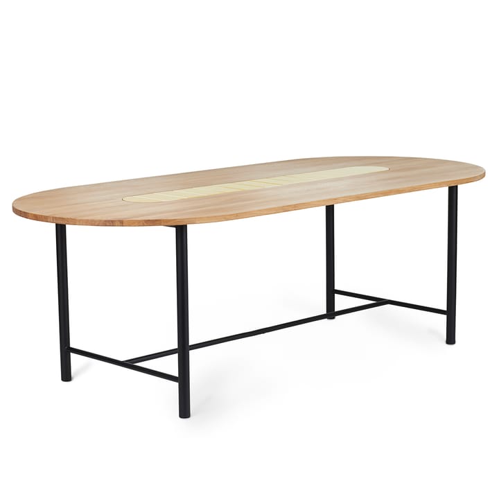 Be My Guest table 220 cm, White oiled oak-yellow Warm Nordic