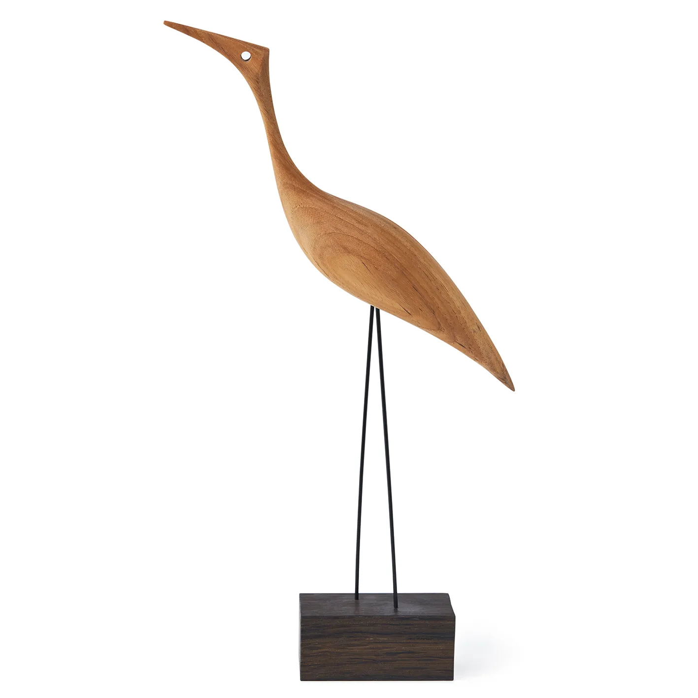 Beak Bird decoration, Tall Heron Warm Nordic