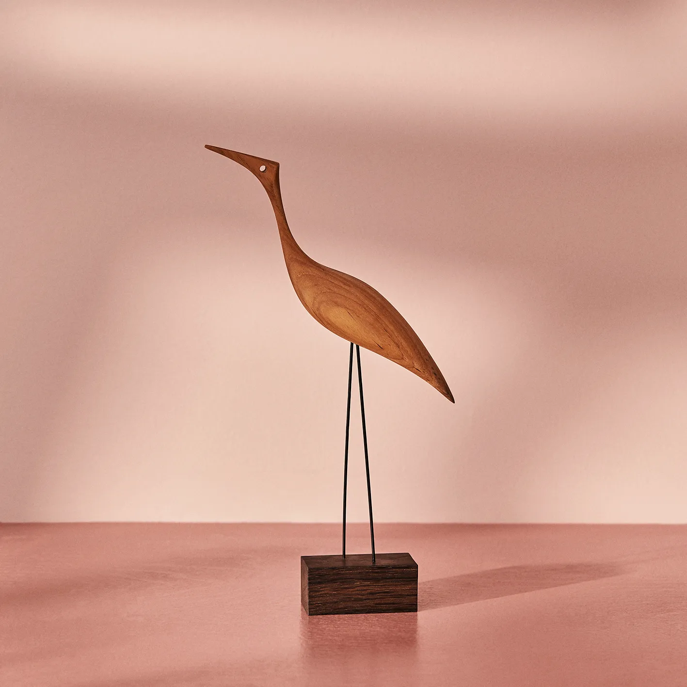 Beak Bird decoration, Tall Heron Warm Nordic