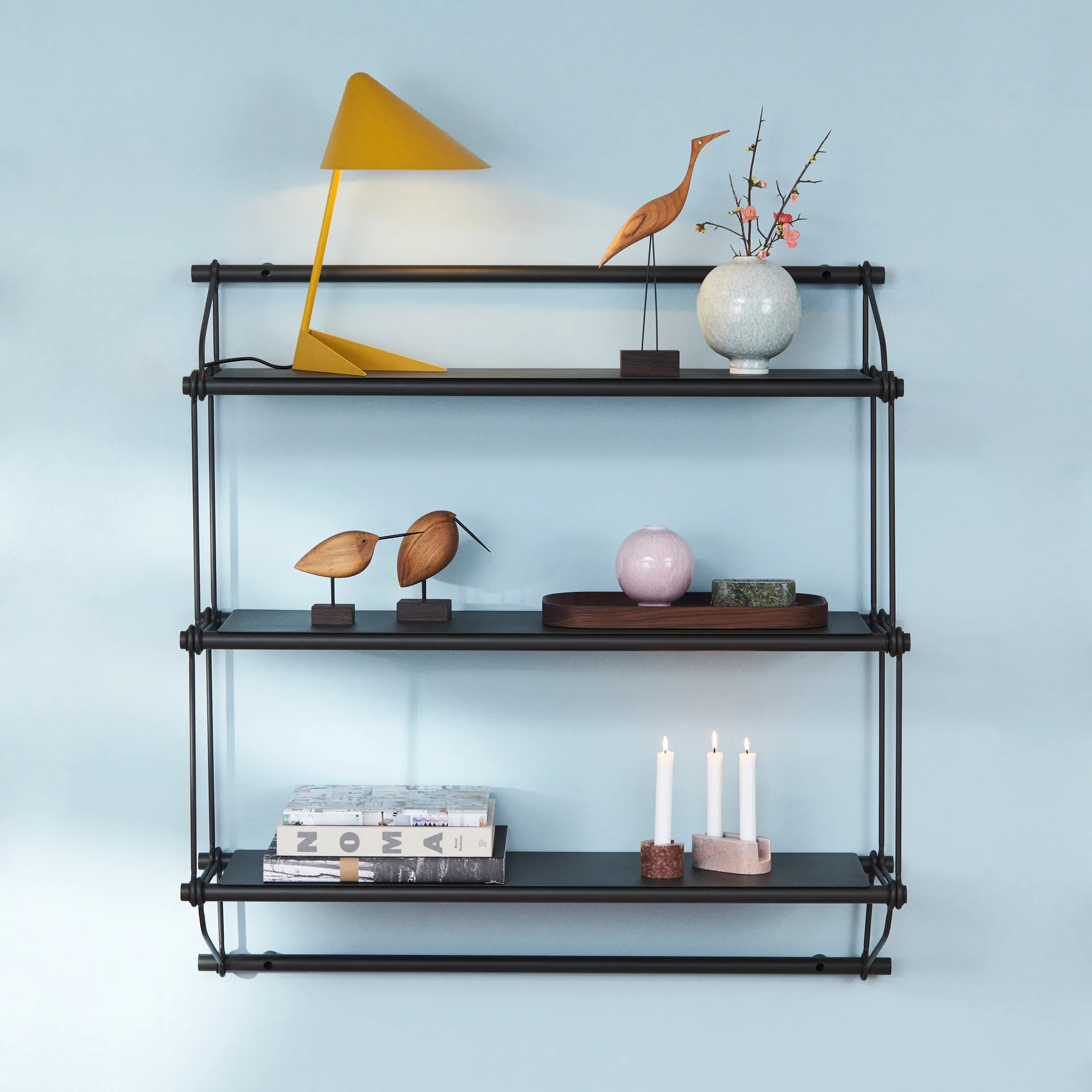 Beak Bird decoration, Tall Heron Warm Nordic