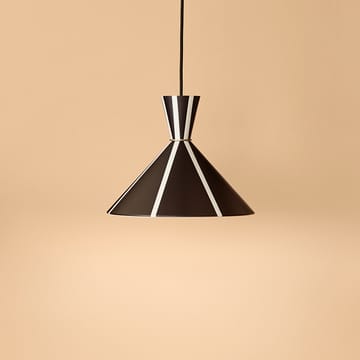 Bloom pendant lamp - Black noir/warm white, stripe - Warm Nordic