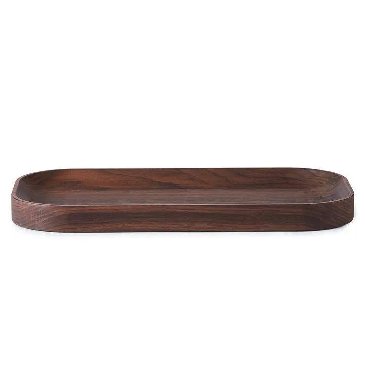 Carved Wood tray oval from Warm Nordic