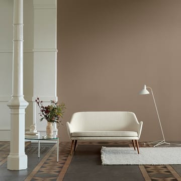 Dwell sofa - 2-seat fabric hero 511 blush. leg in smoked oak - Warm Nordic