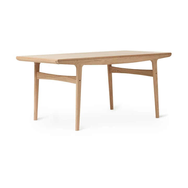 Evermore dining table incl. 2 extension leaves of 45 cm each, Natural oak, 160 cm Warm Nordic
