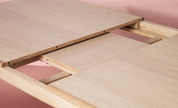 Evermore dining table incl. 2 extension leaves of 45 cm each - Natural oak, 160 cm - Warm Nordic