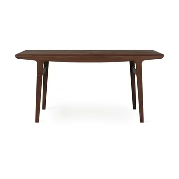 Evermore dining table incl. 2 extension leaves of 45 cm each - Oiled walnut, 160 cm - Warm Nordic