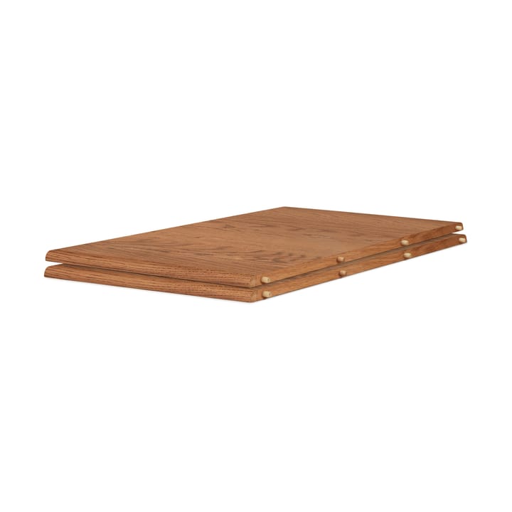 Evermore dining table incl. 2 extension leaves of 45 cm each, Teak oiled oak, 160 cm Warm Nordic