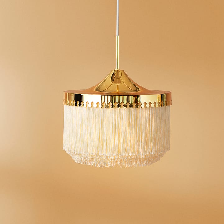 Fringe pendant lamp - Cream white, large - Warm Nordic