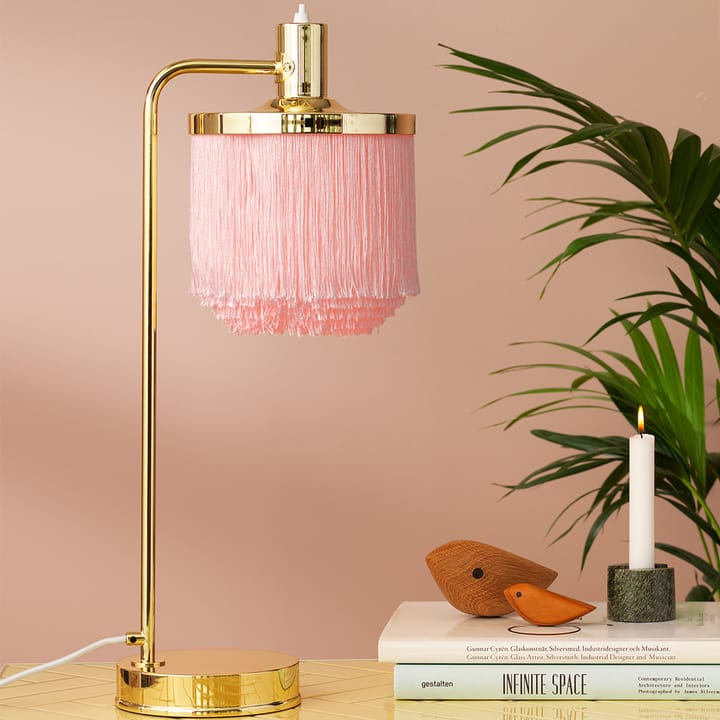Fringe table lamp - Pale pink - Warm Nordic
