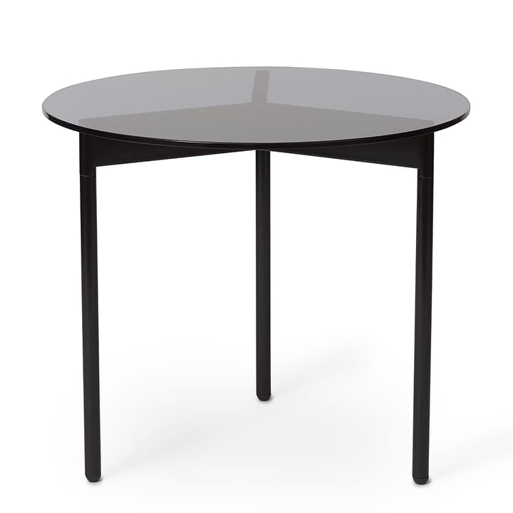 From Above coffee tableØ52 cm black frame - Grey - Warm Nordic