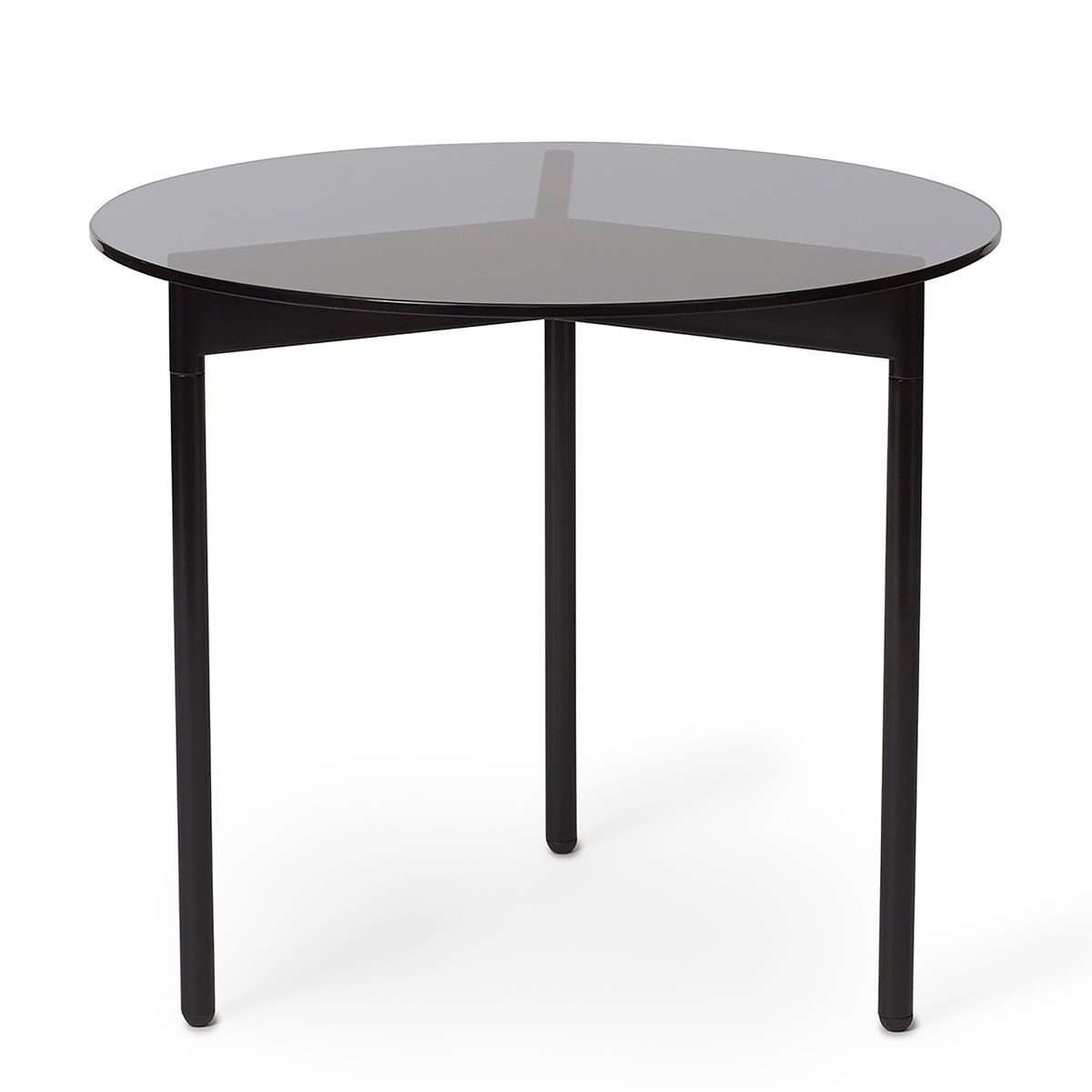 Warm Nordic From Above coffee tableo52 cm black frame Grey