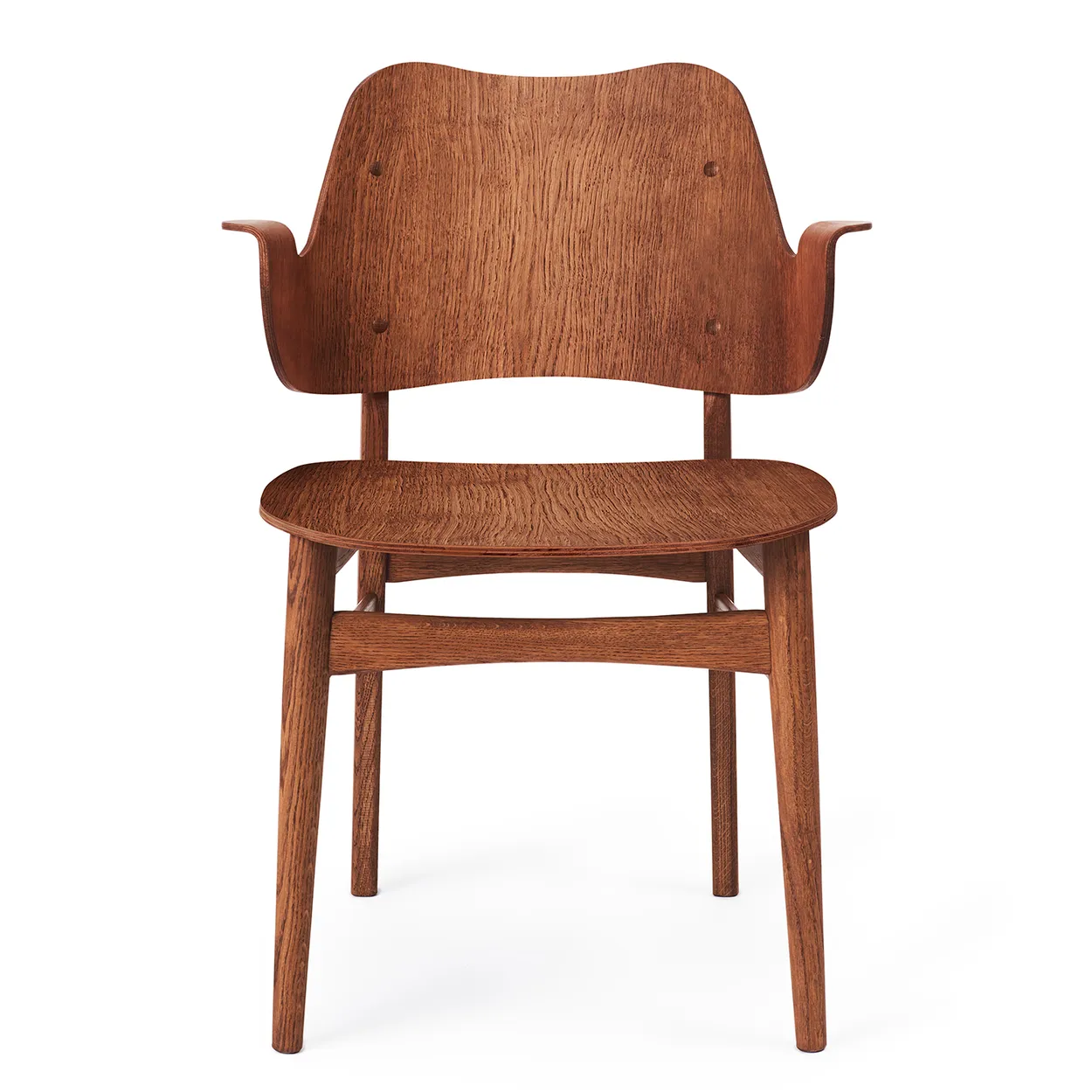 Warm Nordic Gesture chair Teakwood oak | Scandinavian Design | Chairs | Brown