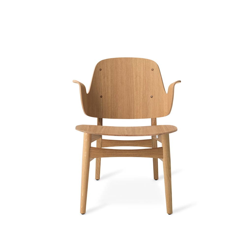 Warm Nordic Gesture lounge chair White oiled oak | Scandinavian Design | Armchairs & footstools | Beige
