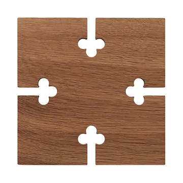 Gourmet Wood Trivet square - Oak - Warm Nordic