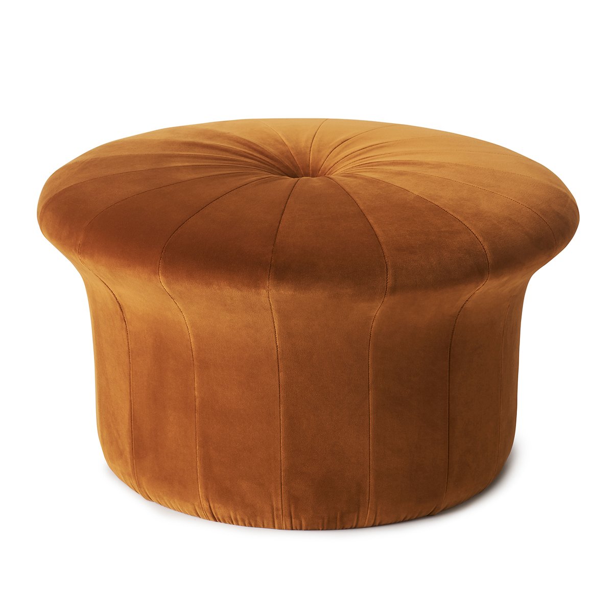 Warm Nordic Grace pouf Ritz Amber | Scandinavian Design | Sitting poufs | Yellow