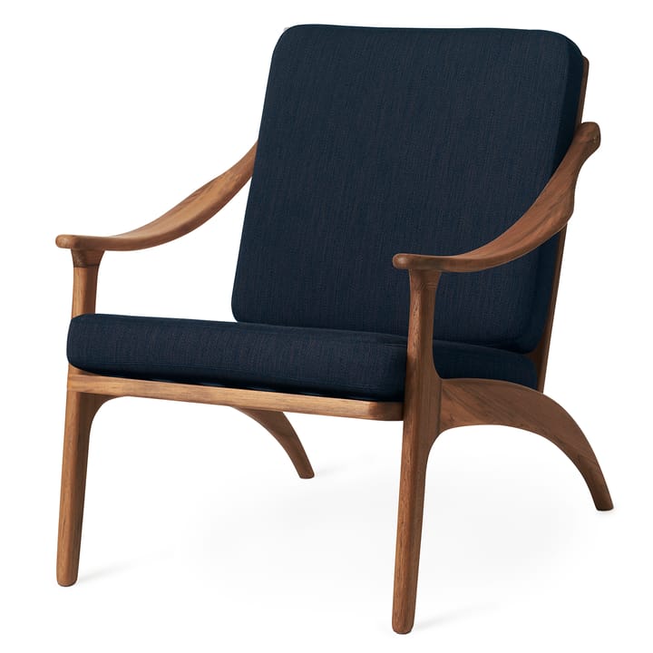Lean Back Balder armchair teak, Granite grey Warm Nordic