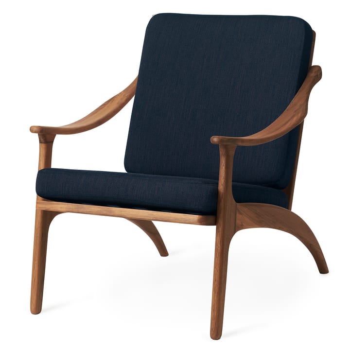 Lean Back Balder armchair teak - Granite grey - Warm Nordic