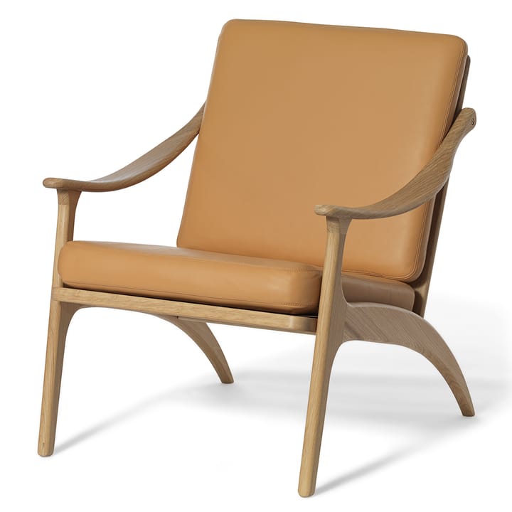 Lean Back Soavé armchair white-oiled oak - Natural - Warm Nordic