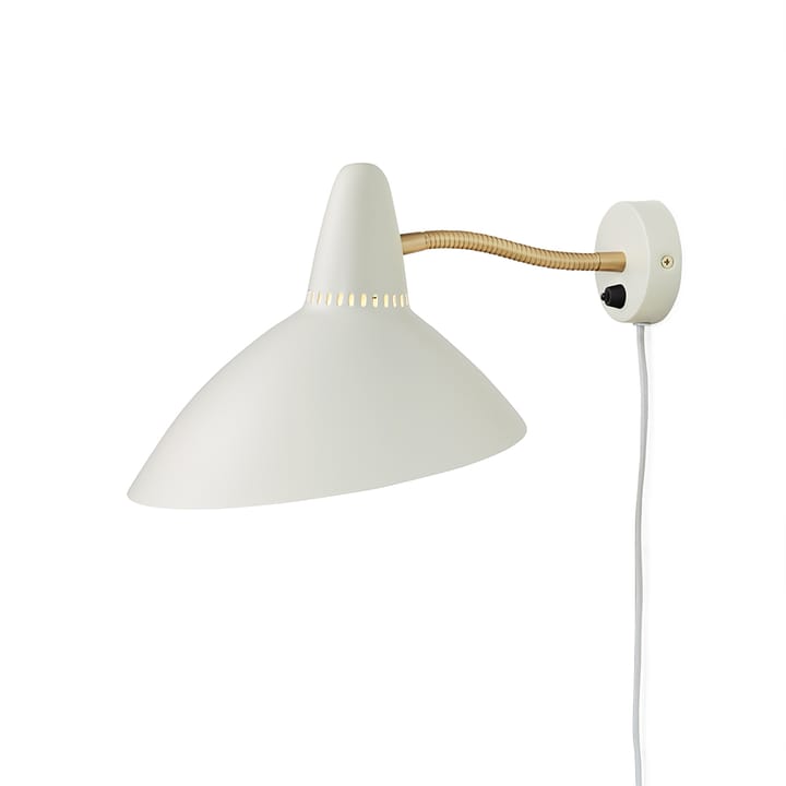 Lightsome wall lamp - Warm white, brass detail - Warm Nordic